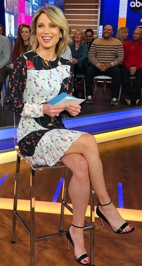 amy robach prada red silver heels|amy robach dresses.